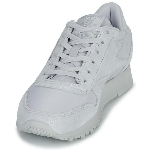 Reebok Classic - CLASSIC LEATHER - Blanc / Argenté
