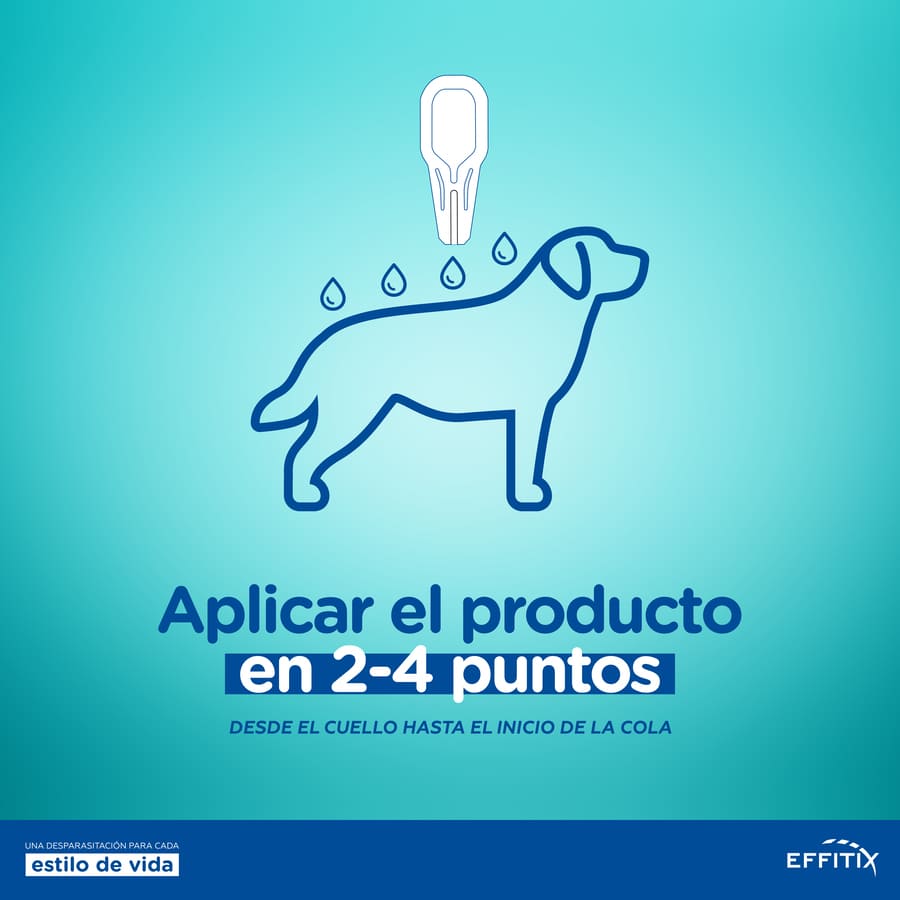 Pipetas antiparasitárias Effitix para cães