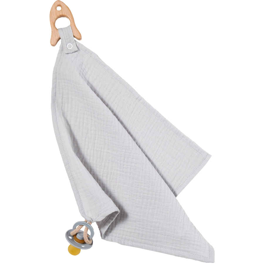 Nordic Coast Company Kuscheltuch Musselin Rakete Grau
