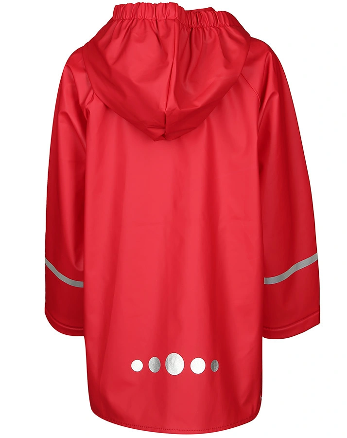 Regenjacke BASIC in rot (Größe: 140)
