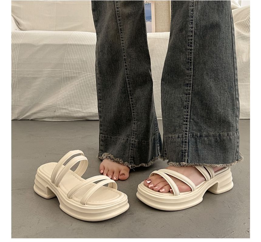 Anran - Platform Slide Sandalen