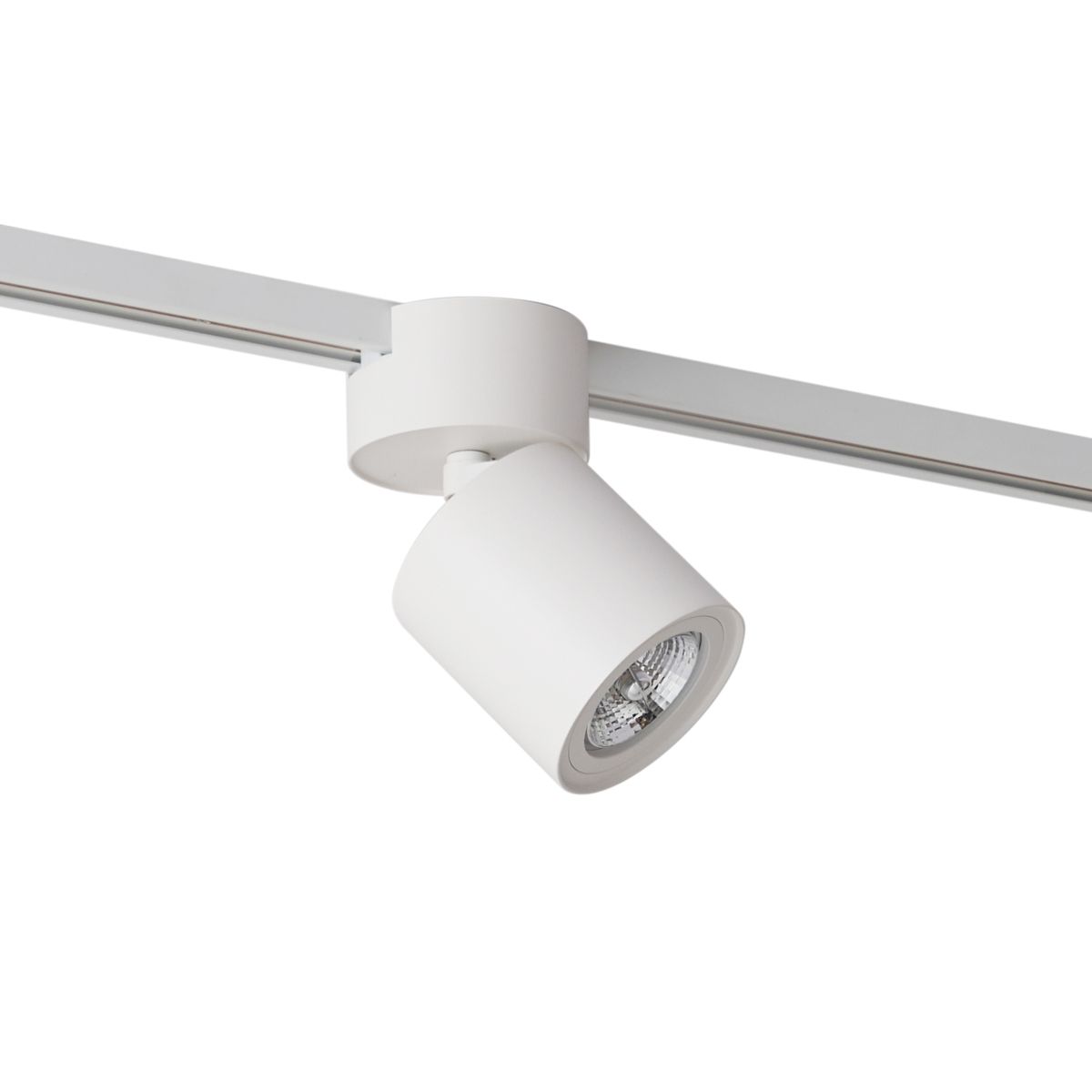 Moderne spot wit voor railsysteem 1-fase GU10 70mm - Iconic Roto