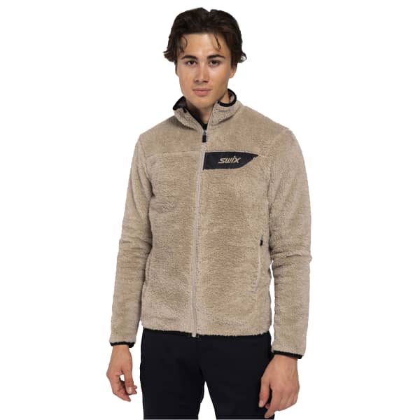 Veste polaire SWIX INFINITY PILE MIDLAYER FULL ZIP DUNE