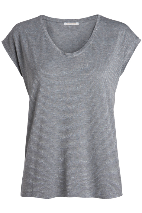 Pieces grijze dames t-shirt