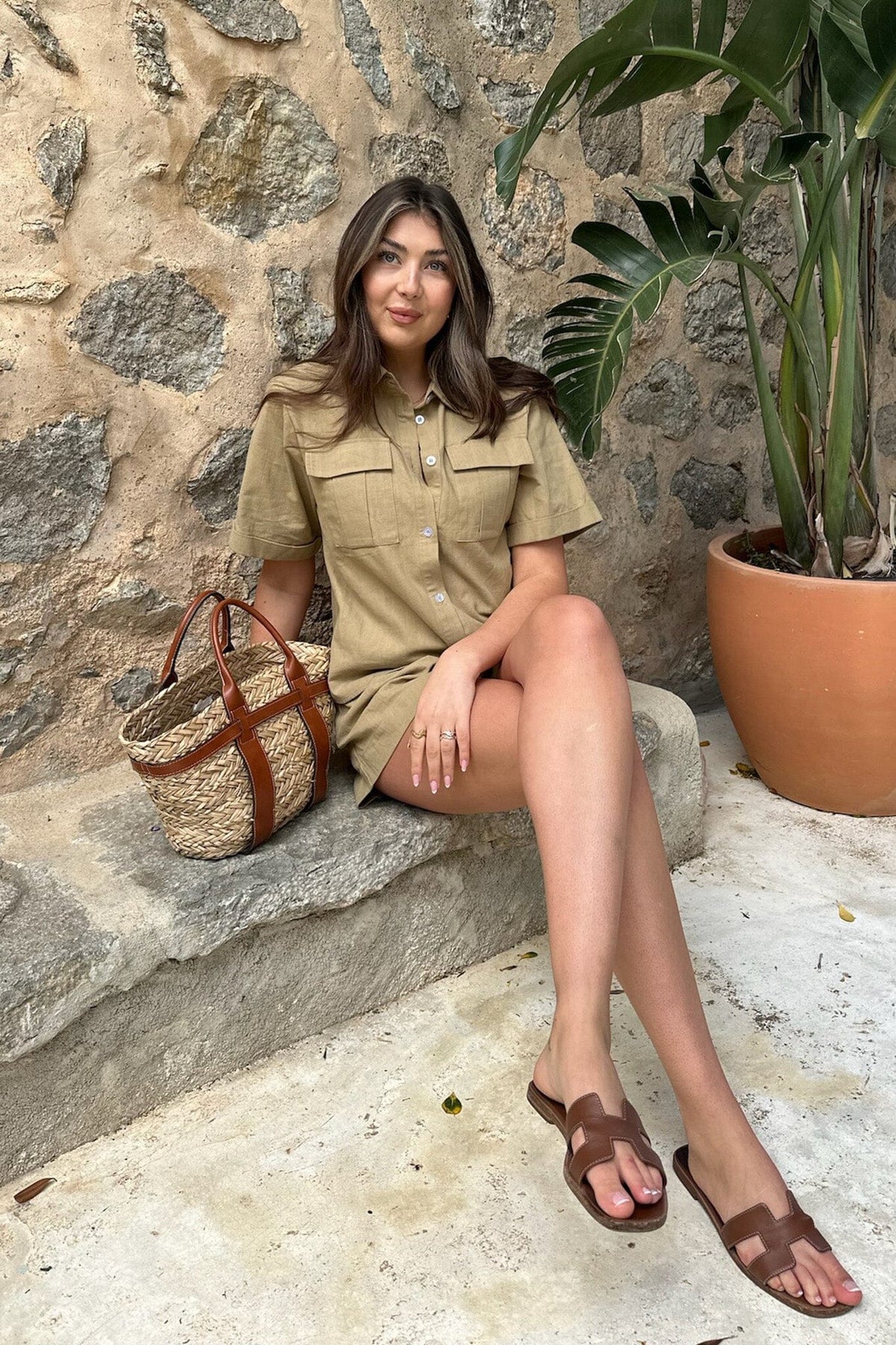 BYIC Celinaic Shirt lkhaki light khaki