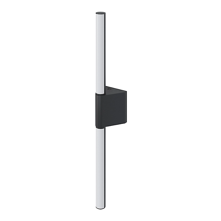 Applique murale Grego LED intégrée 800lm 12.5W IP44 GoodHome gris anthracite