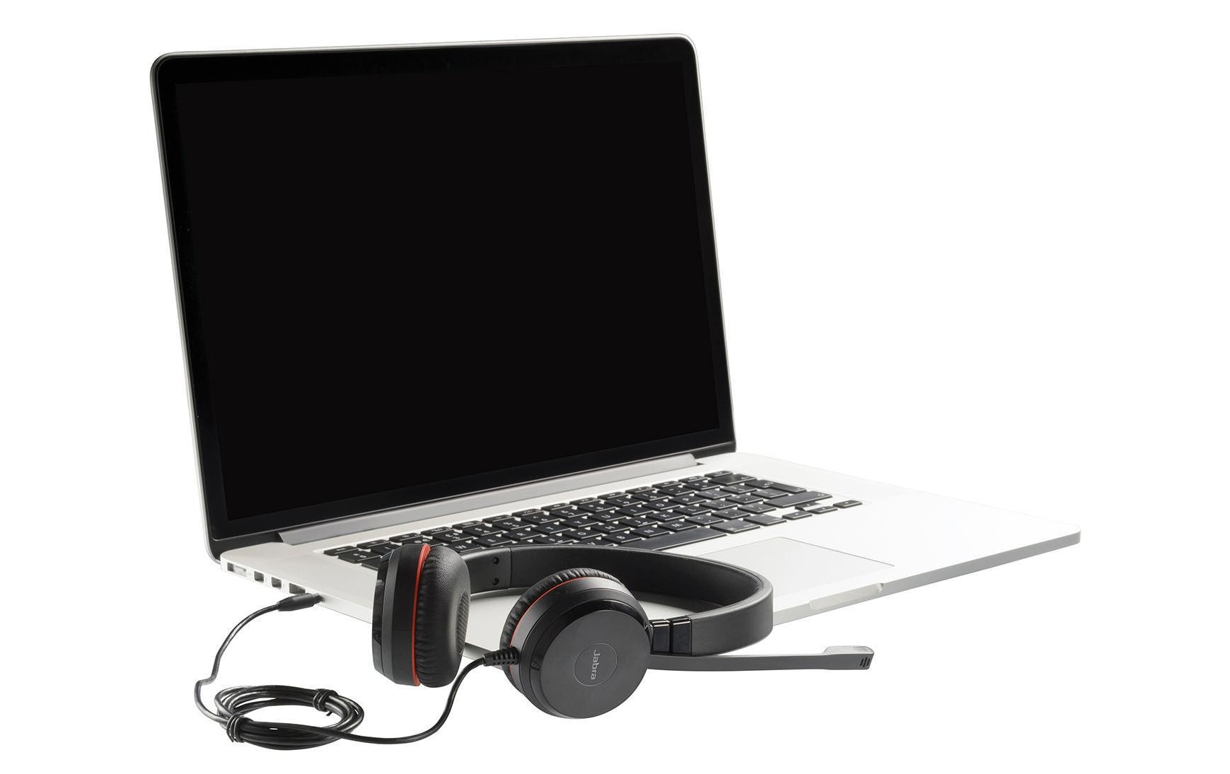 Headset Evolve 30 II UC DuoBinaurales, kabelgebundenes Headset