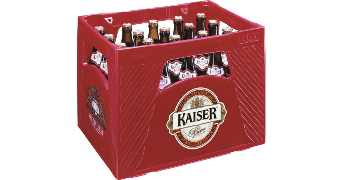 KAISER BIER Märzen Fasstyp Kiste 20x 0,5 Liter (Mehrweg)