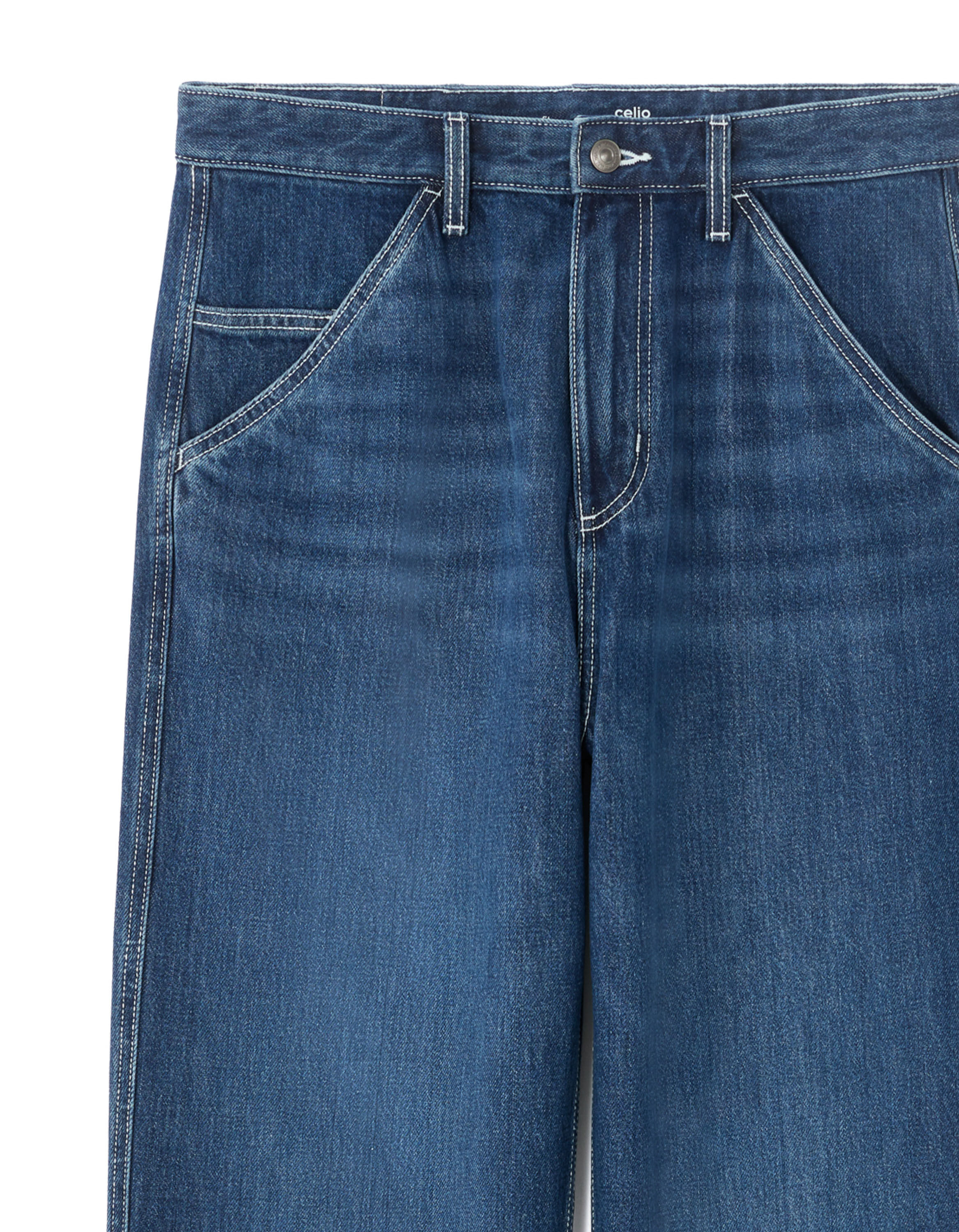 Jean baggy 100% coton - double stone