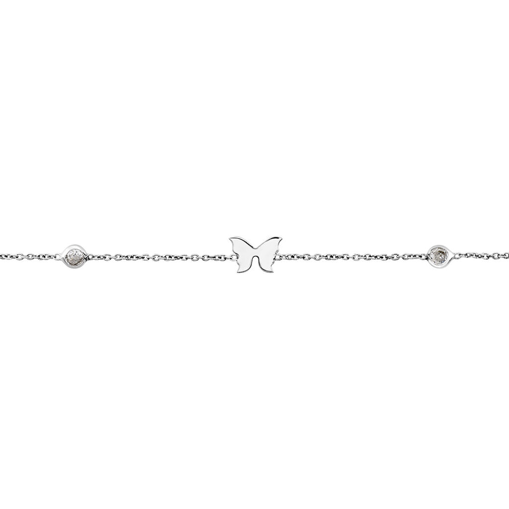 Bracelet Rana Argent Blanc Oxyde De Zirconium