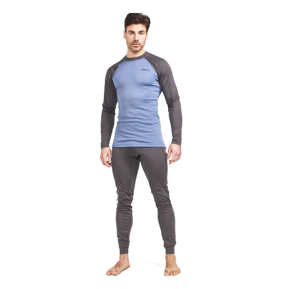 Craft CORE WARM BASELAYER - Ensemble Homme granite-flow