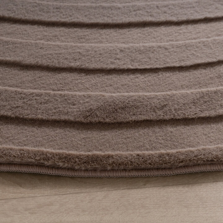 Organisch Vloerkleed - Flowy Arch Taupe | Wasbaar