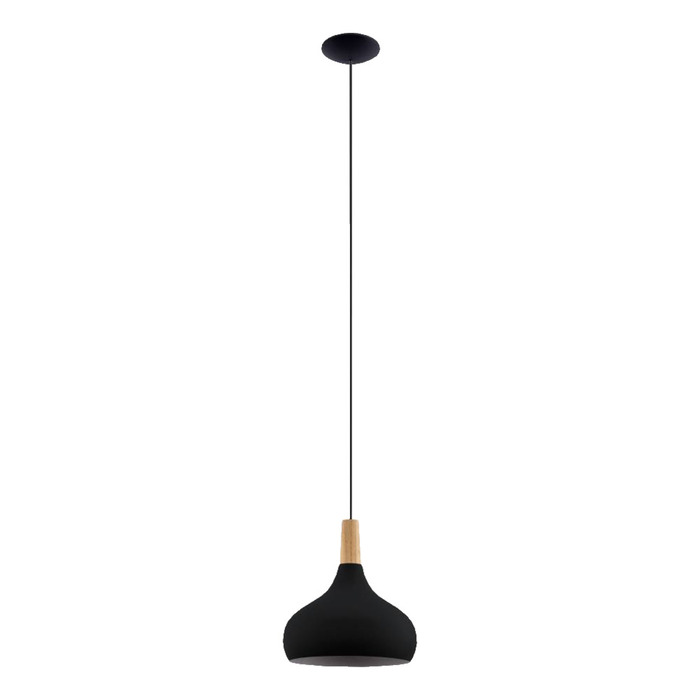 Eglo Sabinar pendel Ø28 sort/brun
