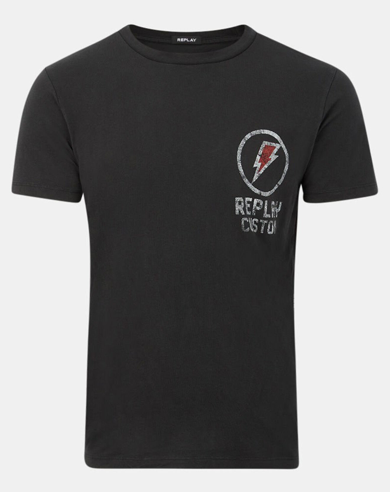 Replay T-Shirt storm custom noir