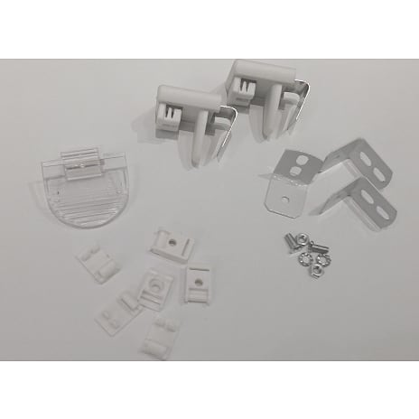 DEBEL Flex Plisségardin Kit Set - Hvid