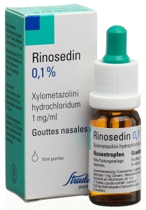 RINOSEDIN Nasentropfen 0.1%, 10 ml