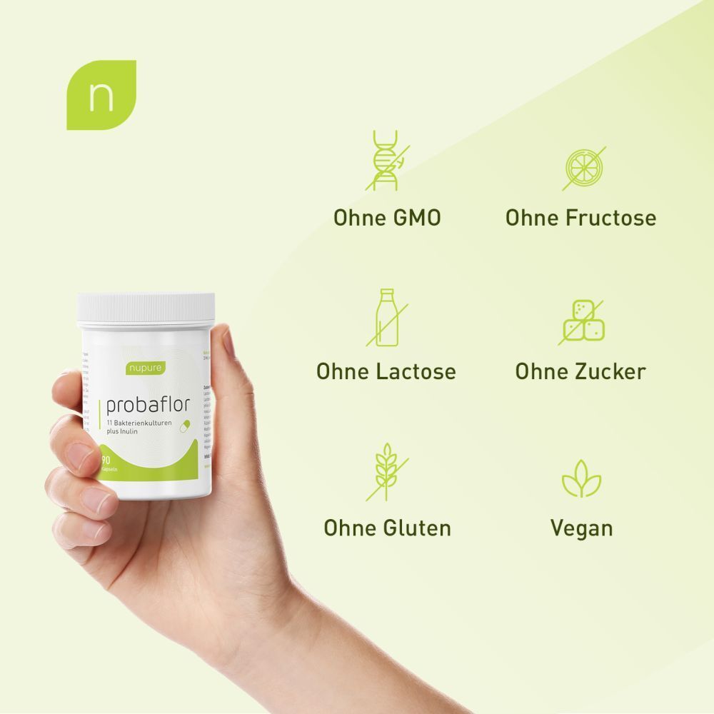 nupure probaflor plus - Hoch dosiert mit breitem Bakterienspektrum