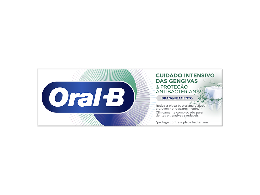 PASTA DENTIFRICA ORAL-B GENGIVAS BRANQUEAMENTO ANTIBACTERIANA 75ML