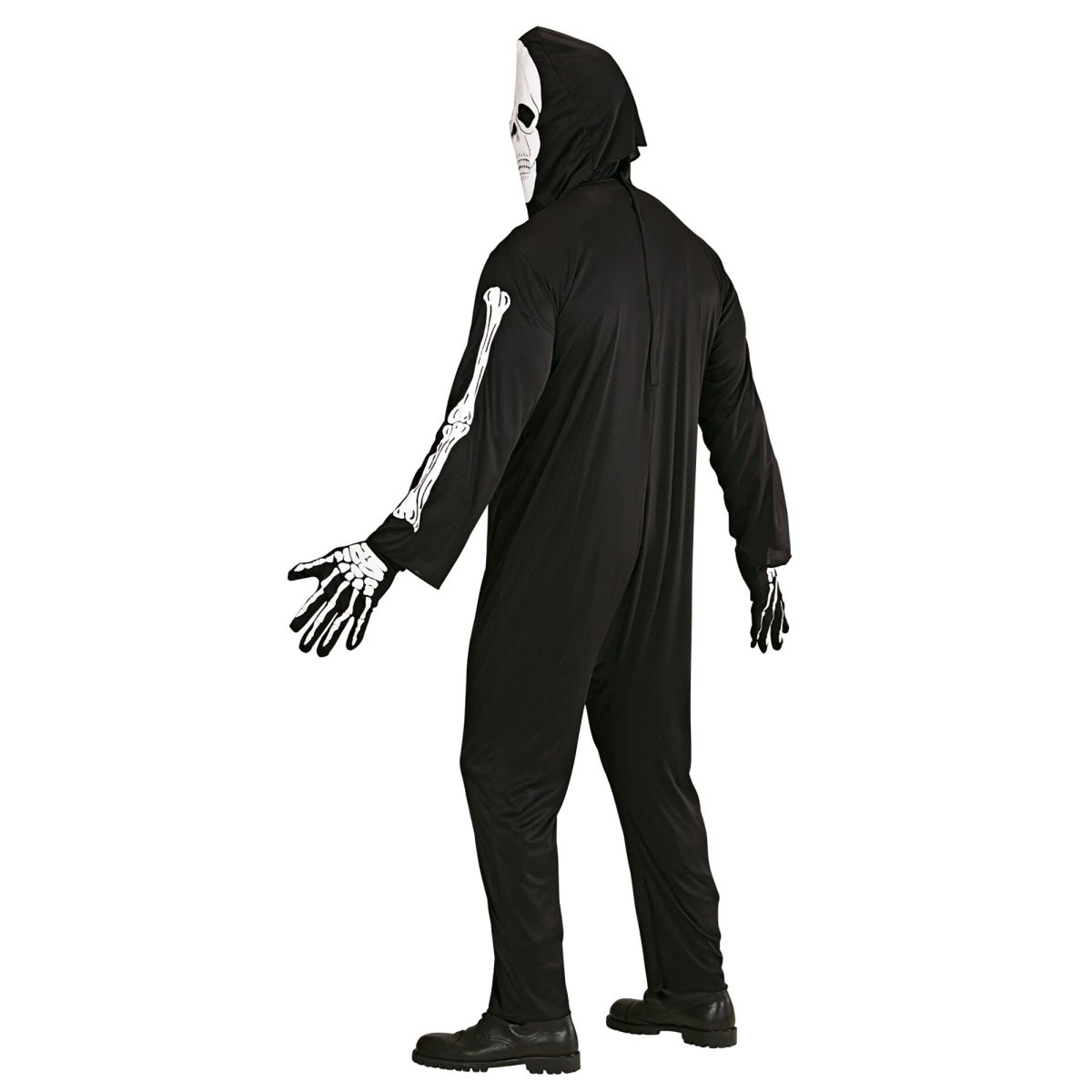 Halloween Kostuum Wit Zwart Heren Skelet