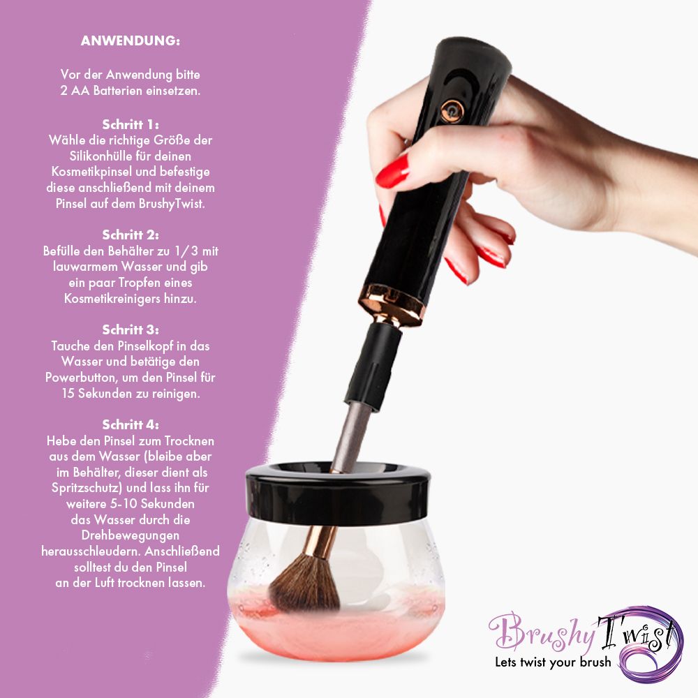 Brushy Twist - Make-Up Pinsel Reiniger
