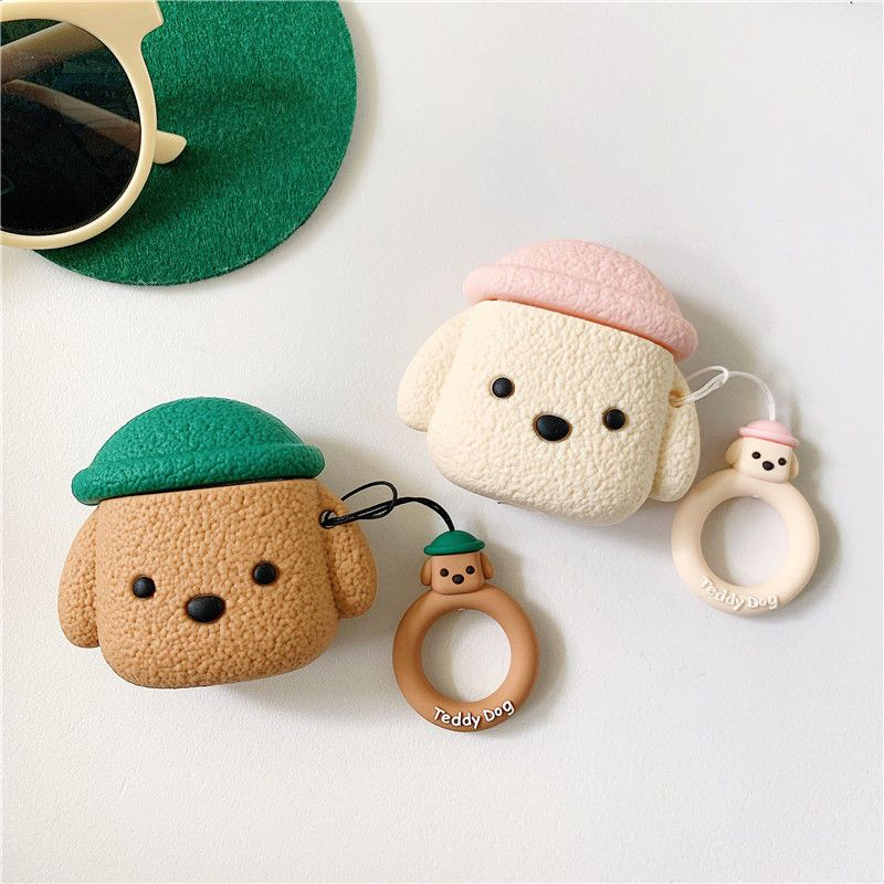 Edgin - Teddy Dog AirPods oordopjeshoesje
