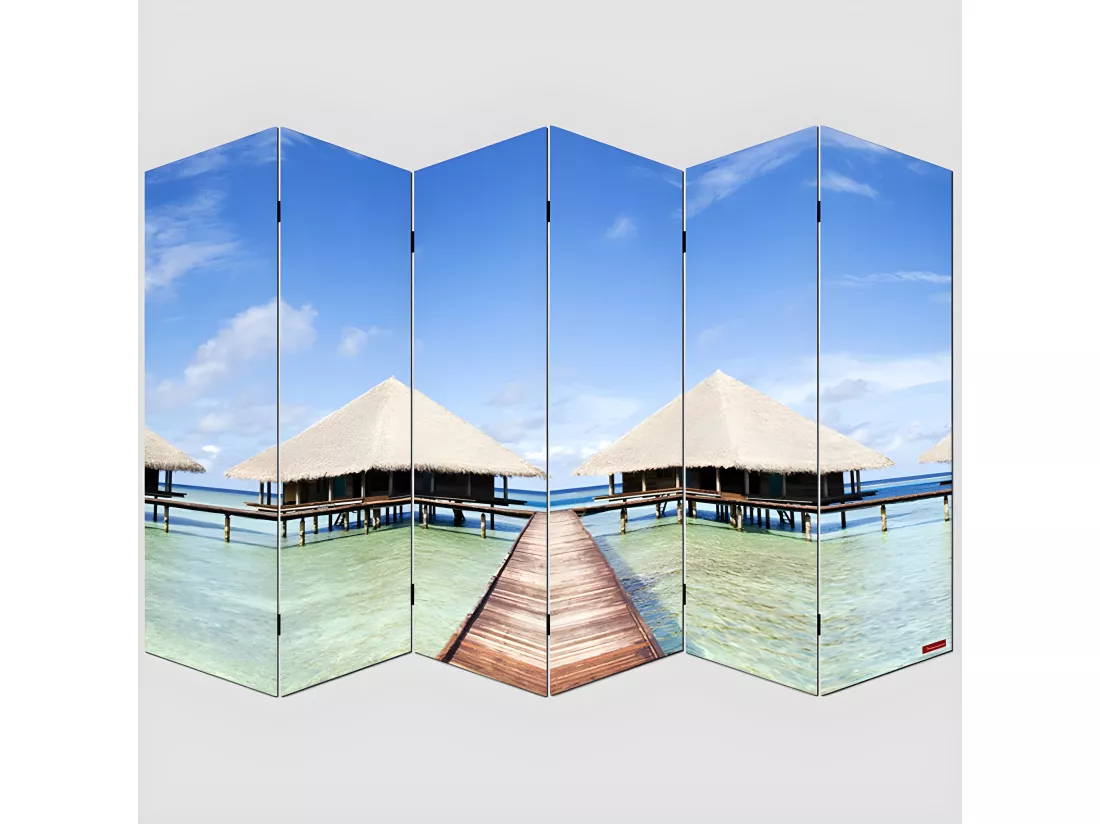 Paravent 6 panneaux pans 240 x 3 x 180 cm PAR04007