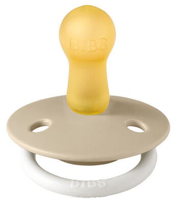 BIBS Smokk De Lux 2-pack Silicone, Blush Glow/Vanilla Glow