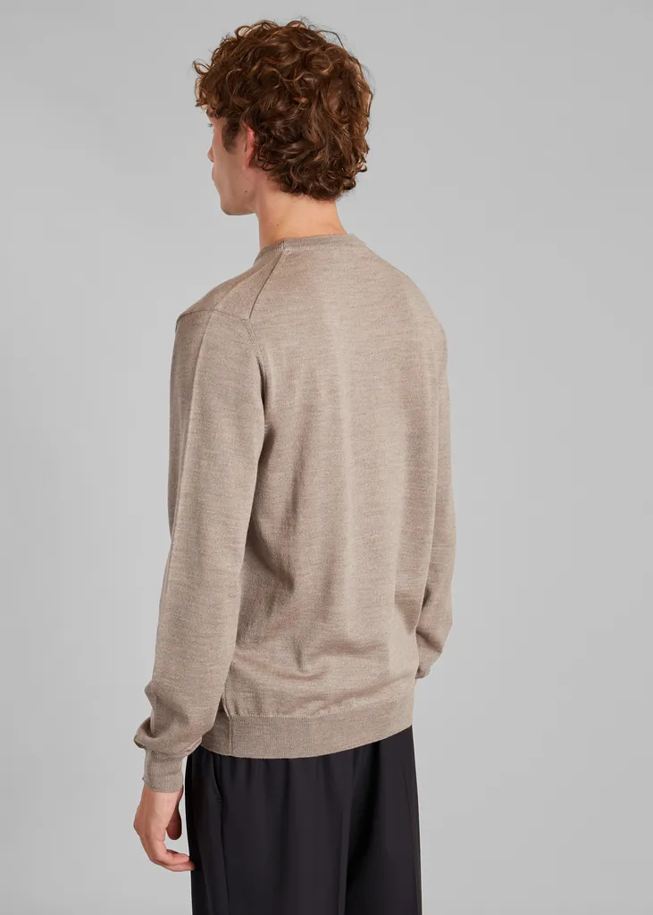 Pull col rond en laine mérinos L'Exception Paris