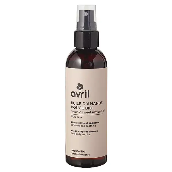 Óleo Vegetal de Amêndoas Doces Orgânico Avril 100ml