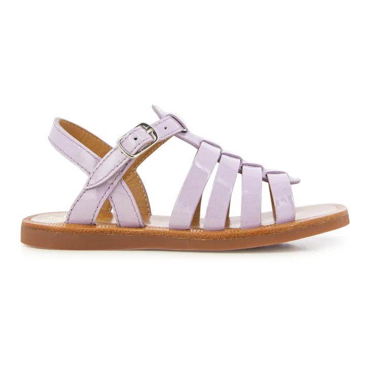 Pom d'Api Sandales Plagette Strap | Lilas