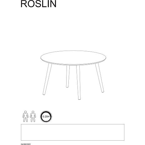 Roslin sofabord - bambus