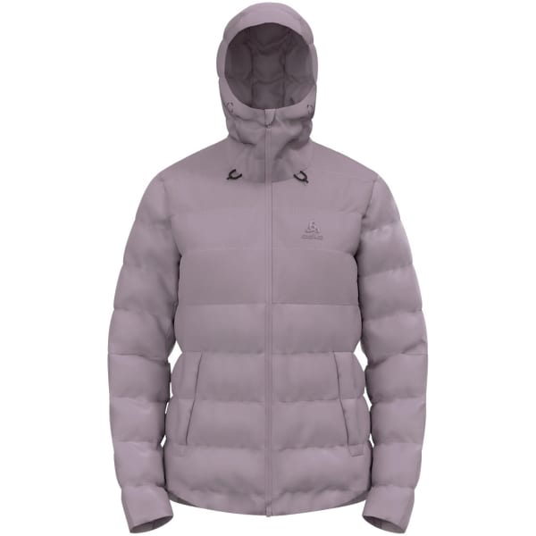Doudoune randonnée ODLO INS SEVERIN N-THERMIC HOOD JACKET GRAY RIDGE