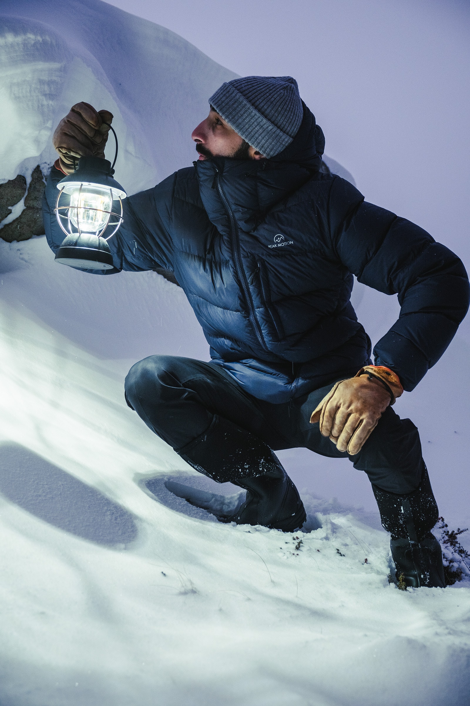 Peak Motion Pasvik Down Jacket, Herre<br>Meget varm!