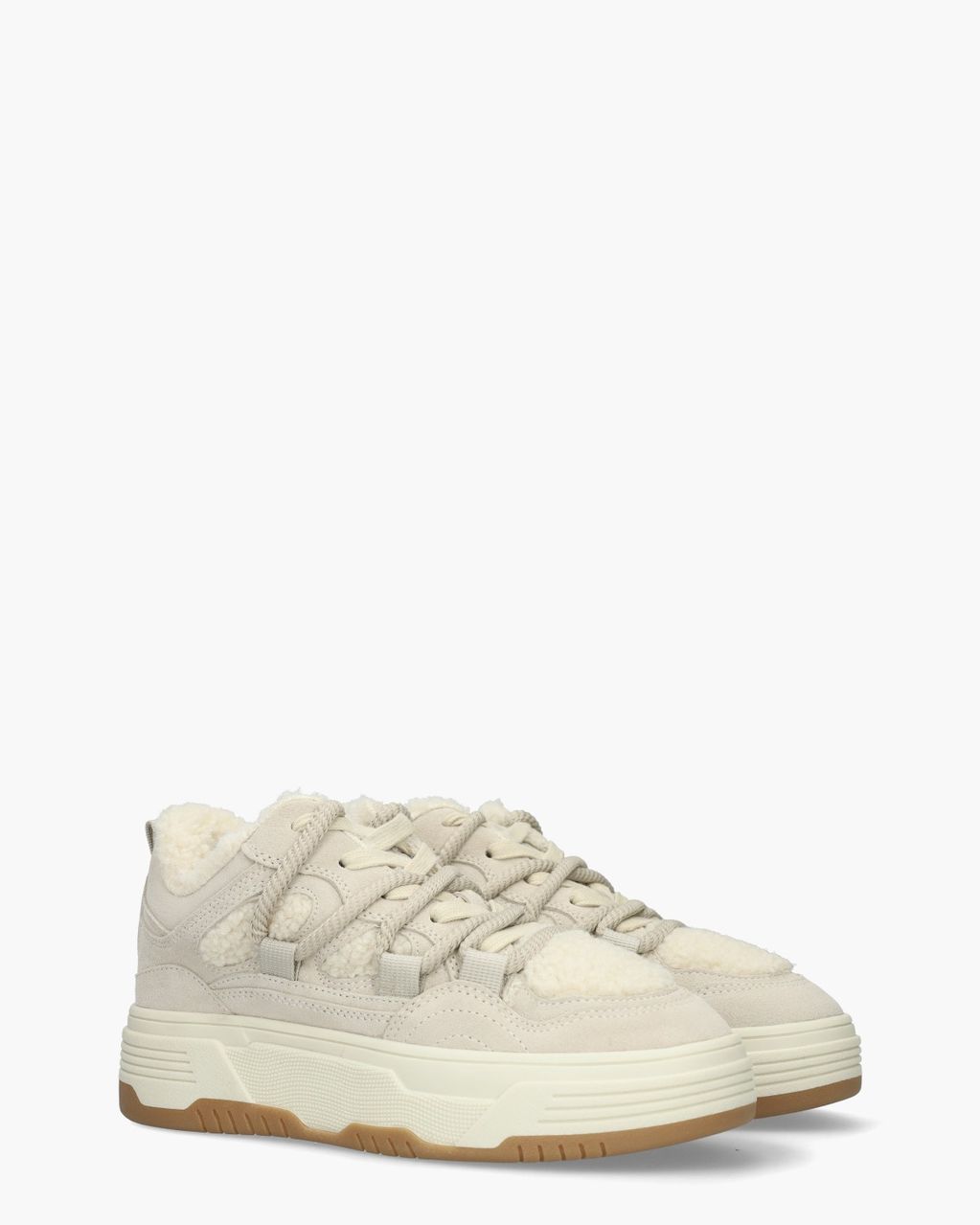 Steve Madden Boomer-F- Beige Damessneakers