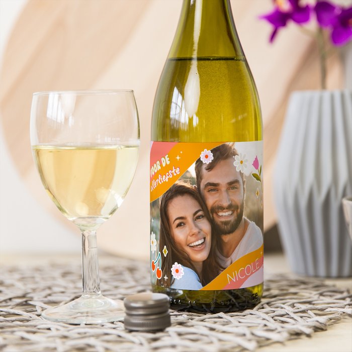 Duc de la Fôret | Chardonnay | Voor de allerliefste met eigen foto en naam | 750 ml