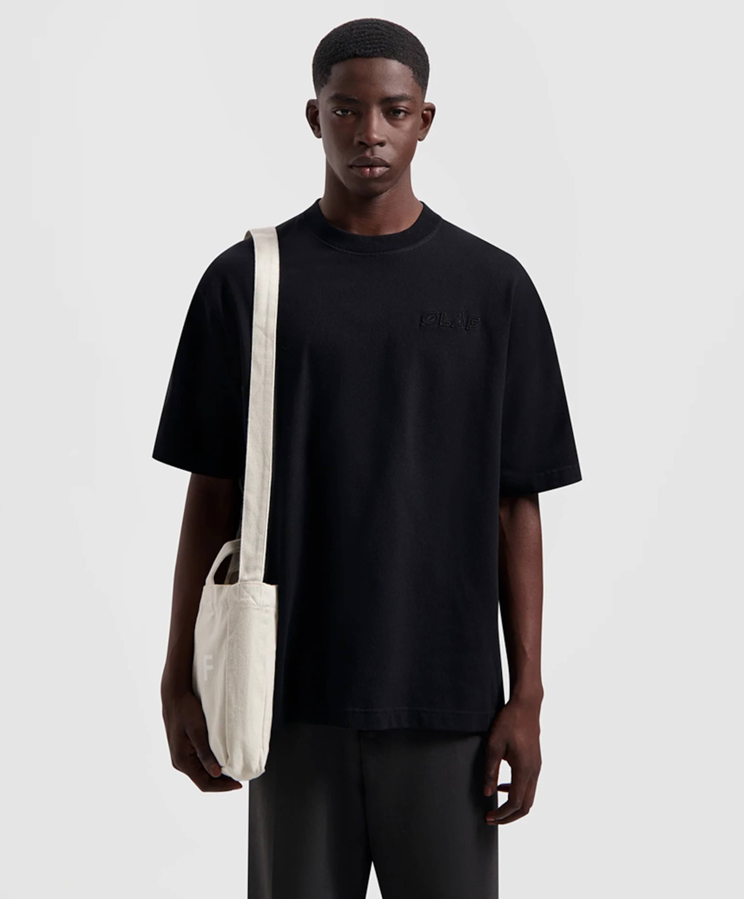 Olaf Heren T-shirt zwart