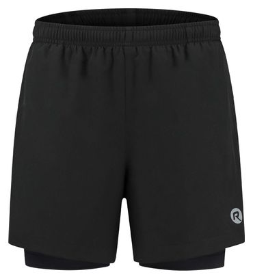 Short 2-en-1 Rogelli Essential Noir Homme