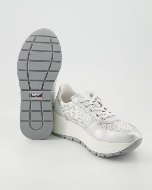 Igi & Co DKO 76613 Sneaker in Silber