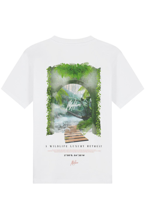 Malelions witte heren t-shirt