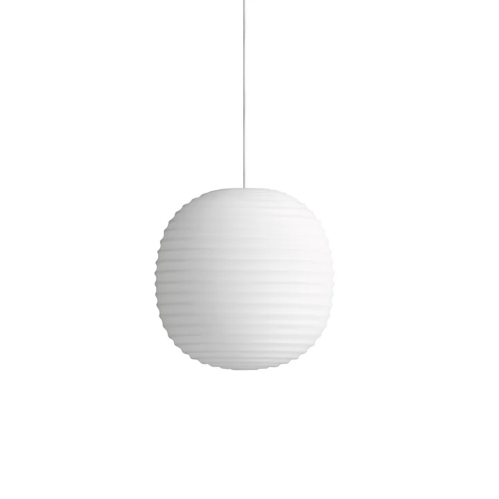 New Works - Lantern Pendelleuchte S, Ø 20 cm, weiss / matt