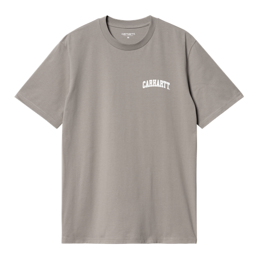Carhartt WIP University Script T-shirt, Misty Grey/White, M