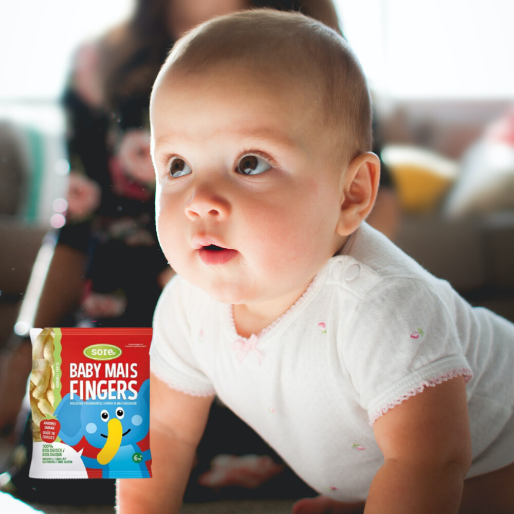 6x Sore Baby Maisfingers Aardbei35 gr