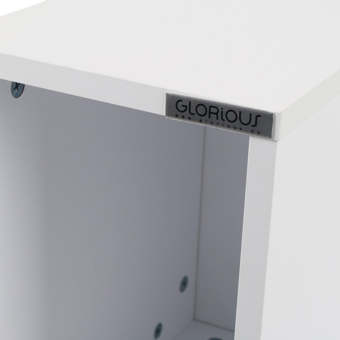 Glorious Record Box White 55 compartiment voor 12 inch vinyl