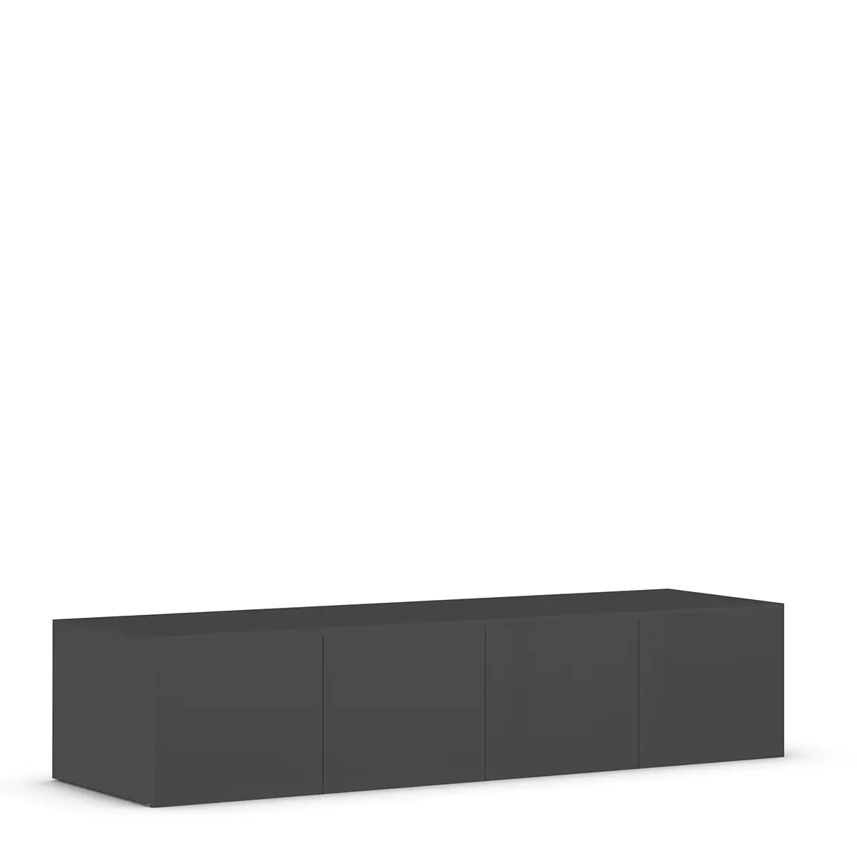 Aufsatzschrank 4trg. Max-Extra Anthrazit