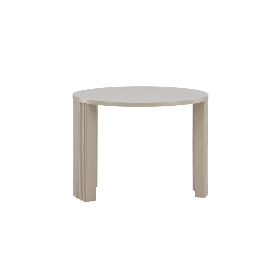 Salontafel Rond - Beige MDF - 60x60x45cm - Bristol