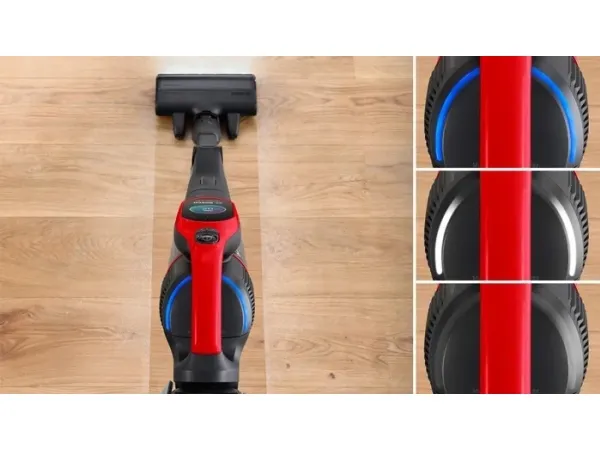 Bosch BCS1041PET, Stick vakuum, Poseløs, Sort, Rød, 0,4 L, Dry, HEPA