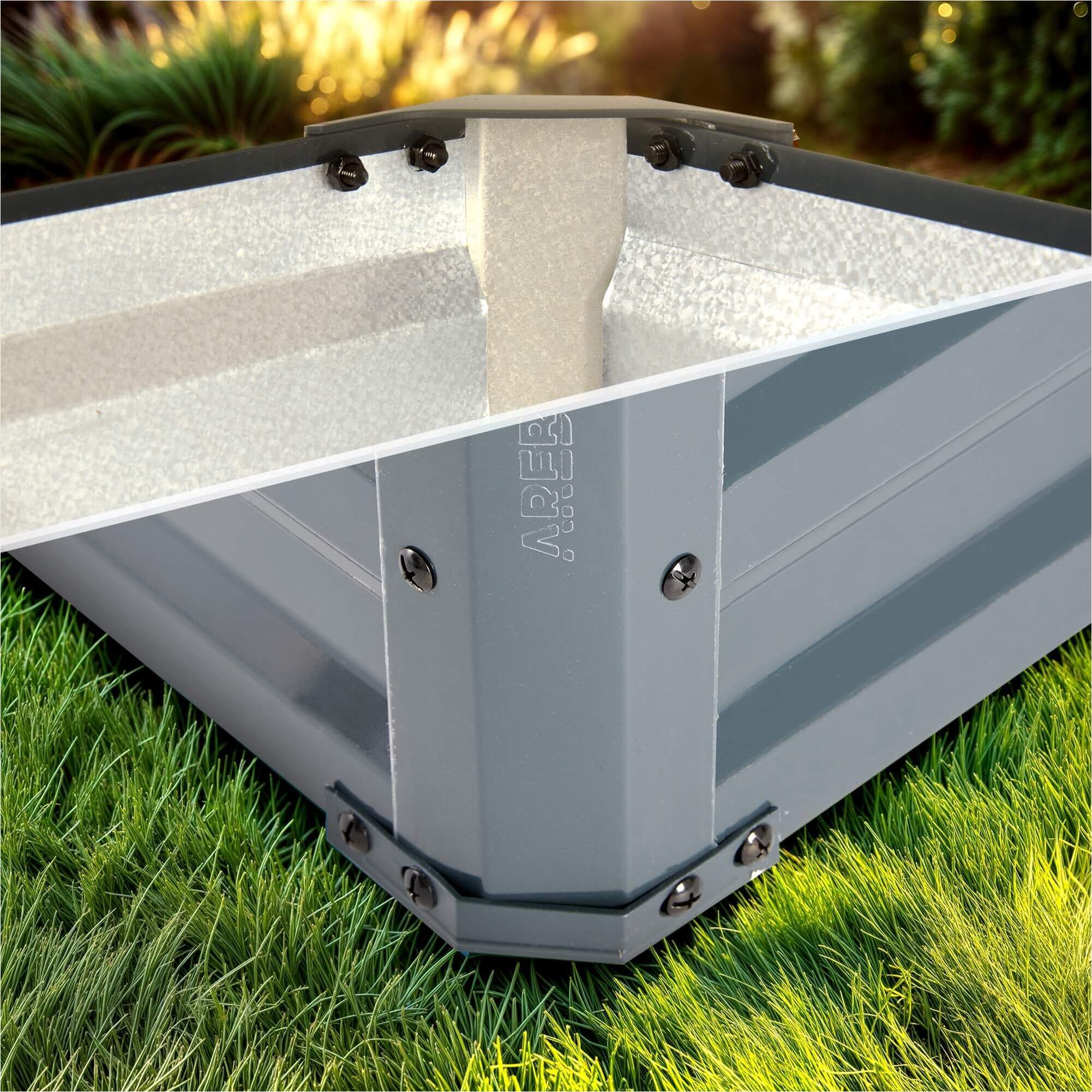 Metall Hochbeet 180 x 90 x 59 cm