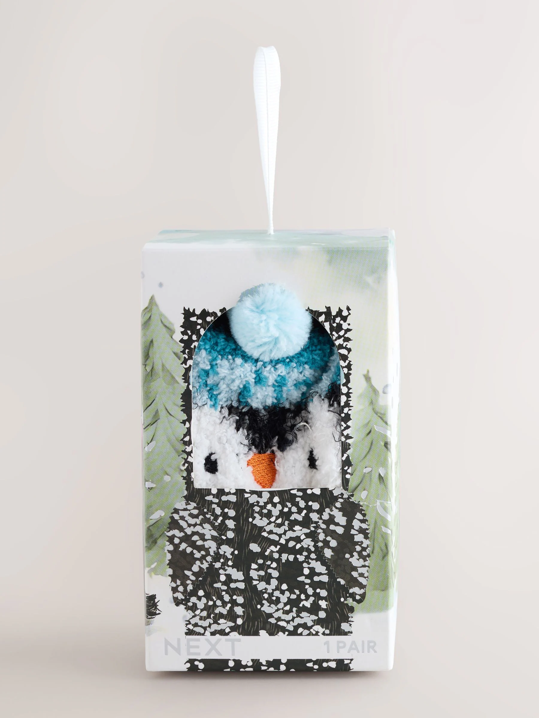 Penguin - 1 paar behaaglijke enkelsokken in een geschenkdoos