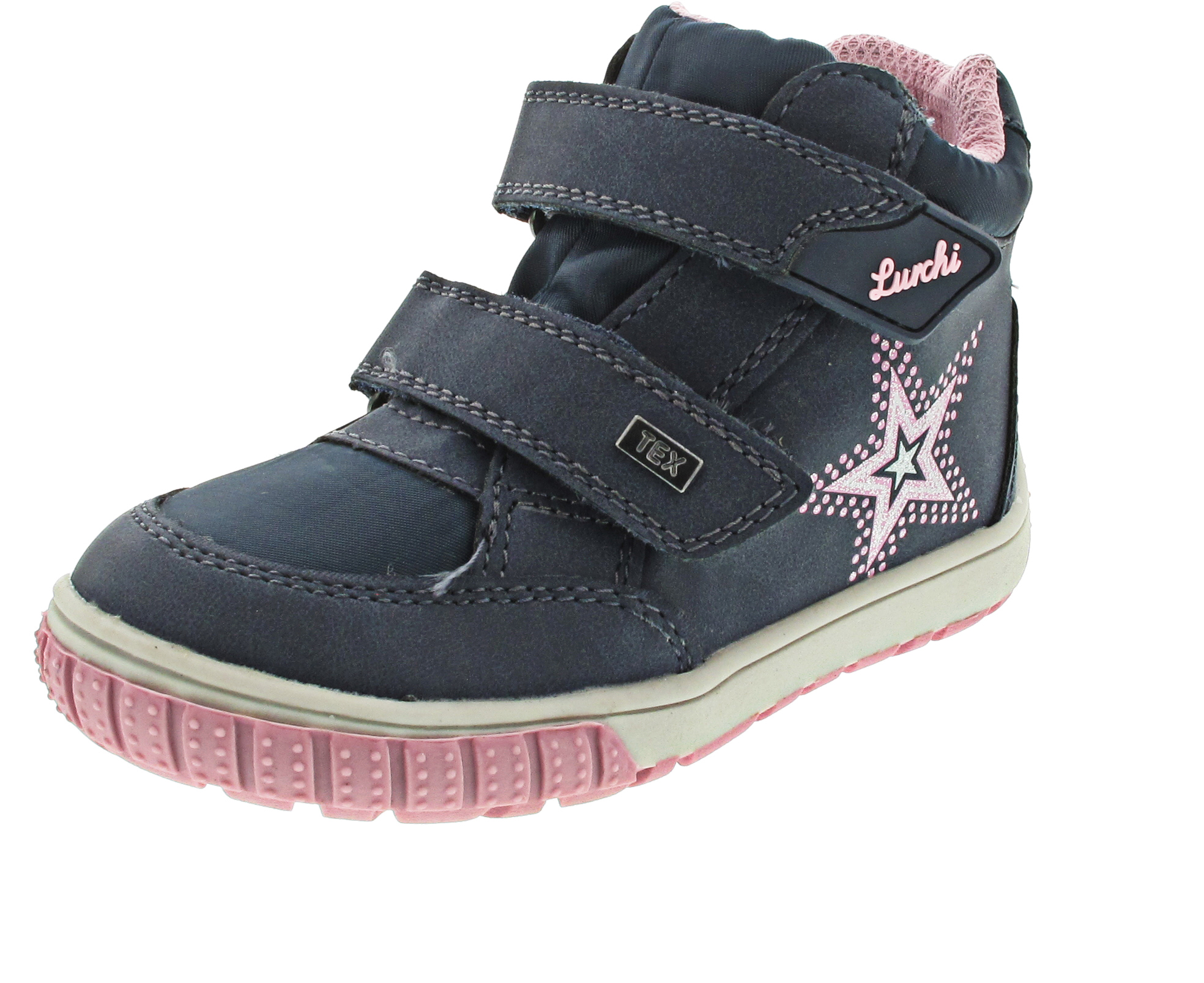 Lurchi Jul-Tex Klettlauflernstiefel TEX blau