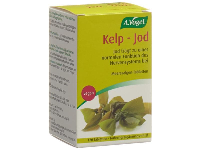 A. Vogel Kelp – Jod 120 Tabletten Vegane Nahrungsergänzung